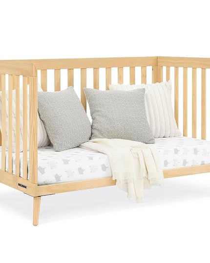 Delta Children Essex 4-in-1 Convertible Crib, Natural - LeafyLoom