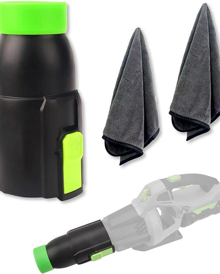Car Drying Nozzle for EGO Leaf Blower - for EGO Power+ 530 575 580 615 650 765 Leaf Blower (Car Drying Nozzle/Car Wash Towel 16x16 in*2) - LeafyLoom