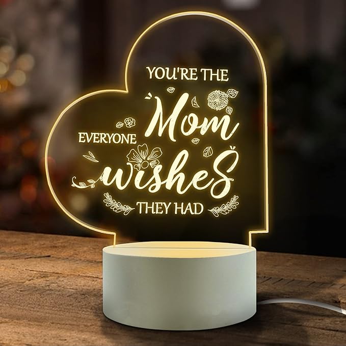 I Love My Mother-Best Mom Birthday Gifts from Daughter Son，Mom Birthday Gifts Night Light，Room Decoration Mom's Gifts - LeafyLoom