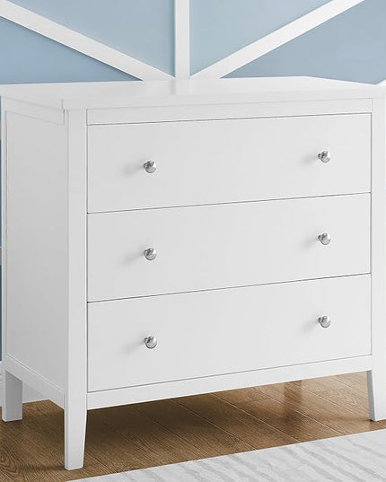 Delta Children Campbell Dresser, Bianca White - LeafyLoom