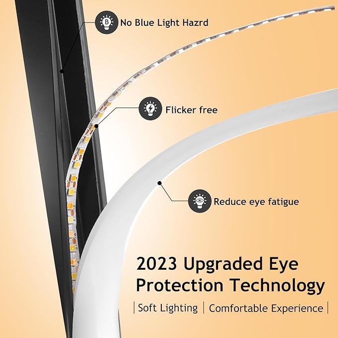 NUÜR Spiral Floor Lamp, 59" Tall Black LED Modern Standing Floor Lamp with Remote Control, Arched Bright Floor Lamps for Living Room Bedroom Office Home (Spiral Floor Lamp) - LeafyLoom