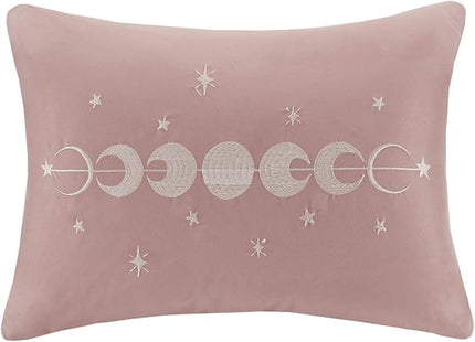 Intelligent Design King Duvet Cover Set, Velvet King Duvet Set, Luxury Diamond Quilting Pink Duvet Cover, Fluffy Duvet Cover with Decorative Pillow and 2 Shams, 4 Pieces, Blush, King/Cal King - LeafyLoom