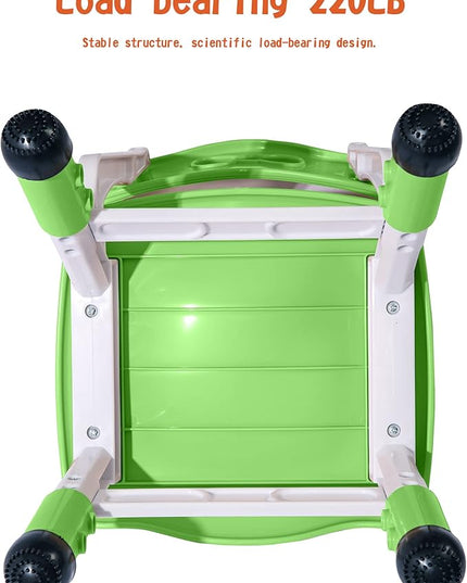 Kids' Desk Chairs Adjustable Height is Suitable for Children's Chairs Used in Families, Schools and Day-Care Between 2-10 Years Old The Max Bearing Capacity is 220LB(6PCS-Grey) - LeafyLoom