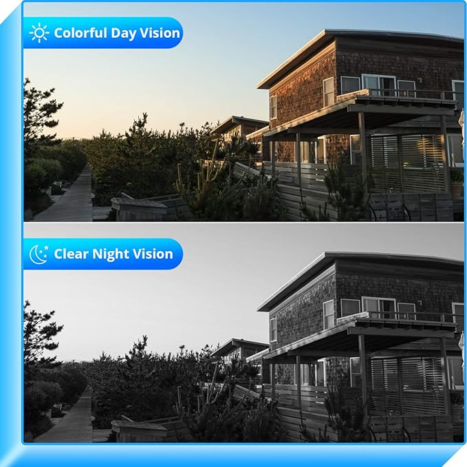 Hiseeu WiFi Security Camera System,【5MP Spotlight, 3TB Hard Drive】 Power Cord Cameras,Extenable 16CH, Outdoor IP66 Waterproof,Color Night Vision, Motion Alert,24/7 Time Record,Two Way Audio Hiseeu