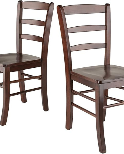 Winsome Wood Benjamin Seating, Foot Rest, Walnut, FURNITURE - LeafyLoom