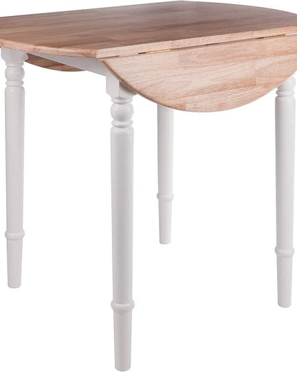 Winsome Wood Sorella Dining, 30 H, Natural/White - LeafyLoom