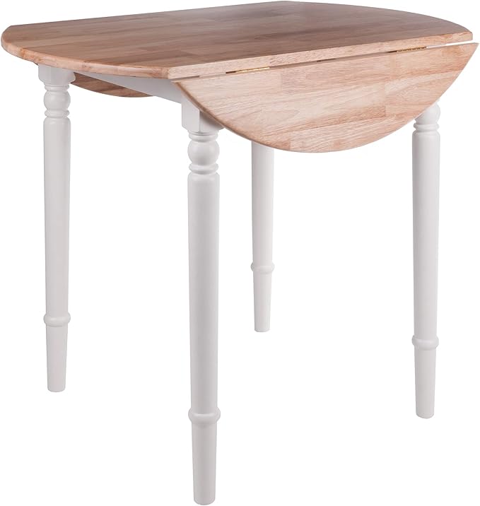 Winsome Wood Sorella Dining, 30 H, Natural/White - LeafyLoom