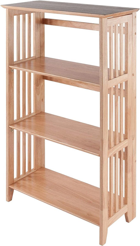 Winsome Wood Mission Shelving, Natural - LeafyLoom