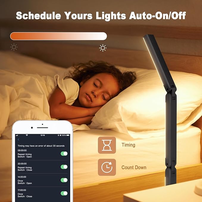 bedee LED Corner Floor Lamp: DIY Shaped RGB Floor Lamp with Music Sync and Timing, Modern 16 Million Color Changing Standing Light with Smart Remote & App Control for Living Room Gaming Room Bedroom - LeafyLoom