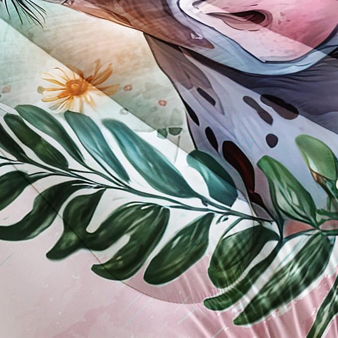 CVHOUSE Kawaii Cow Comforter Sets King for Girls Women,Kawaii Cow Bedding Sets California King Set,Cow Bedspread,Cow Duvet,Cow Bed Set,Cow Quilt Set 3 Pcs 1 Comforter and 2 Pillowcases - LeafyLoom