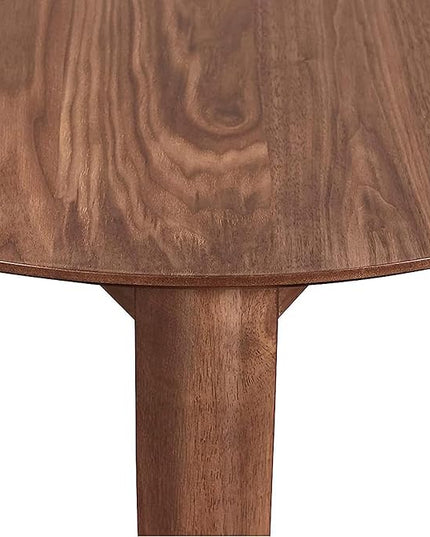 New Classic Furniture Oscar Corner Table, Walnut - LeafyLoom