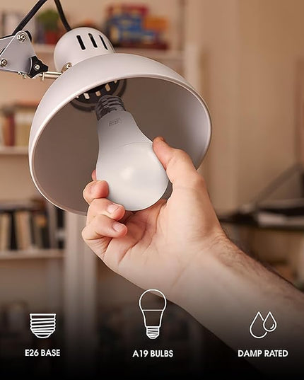 Feit Electric OM60/927CA/AG 60W Equivalent WiFi Dimmable, No Hub Required, Alexa Google Assistant A19 Smart LED Light Bulb, 4.4" H x 2.3" D, 2700K Soft White FeitElectricCompany