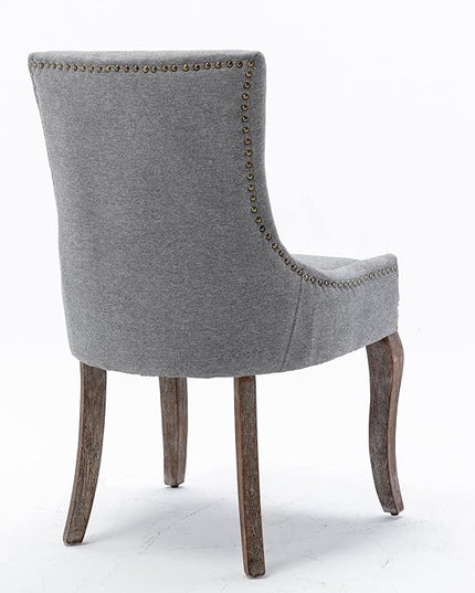 NicBex Haerin-SD-00084-LWJ Dining Chairs, 24"x21.6"x36.4", Gray - LeafyLoom