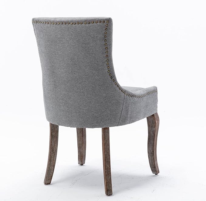 NicBex Haerin-SD-00084-LWJ Dining Chairs, 24"x21.6"x36.4", Gray - LeafyLoom
