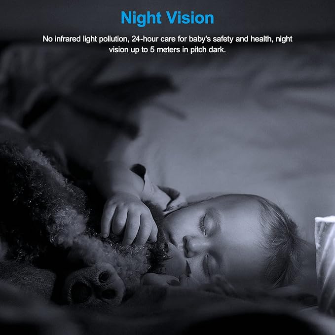 Wansview Security Camera, IP Camera 2K, WiFi Home Indoor Camera for Baby/Pet/Nanny, 2 Way Audio Night Vision, Works with Alexa, with TF Card Slot and Cloud Wansview