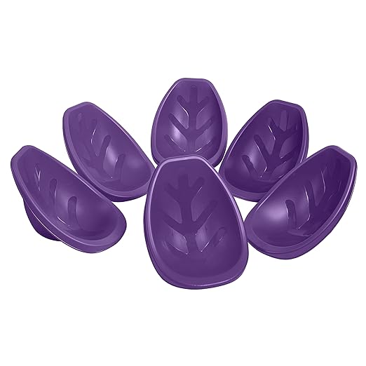 ECR4Kids Leaf Floor Seat, Rocker Chair, Purple, 6-Piece - LeafyLoom