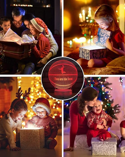 Goodking Basketball 3D Night Lights with Remote & Smart Touch, 7 Colors + 16 Colors Changing Bedside Lamp Birthday Christmas Gift for Sport Fan Boys Girls - LeafyLoom