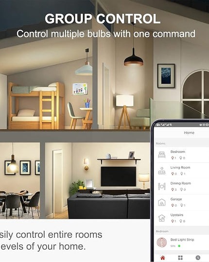 Sengled Alexa Light Bulb, WiFi Light Bulbs No Hub Required, Smart Bulbs that Work with Alexa, Google Home, Dimmable Smart LED Bulb, A19 Soft White (2700K), 800LM 60W Equivalent, 1 Pack Sengled