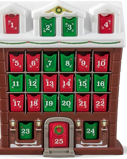 Step2 My First Advent Calendar, Kids Interactive Christmas Toy, 25 Large Refillable Bins, Hide Surprises for Holiday Excitement, for Toddlers 1+ Years Old - LeafyLoom