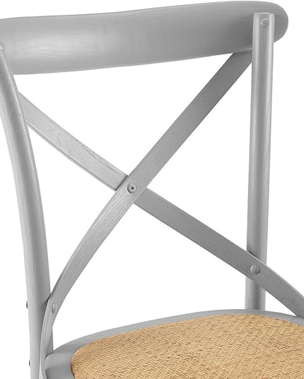 Modway Gear Side Set of 2, Two Dining Chairs, Light Gray - LeafyLoom