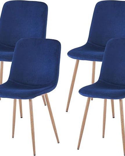 NicBex Haerin-SD-00381-LWJ Dining Chairs, 22.8"x17.7"x33.5", Blue - LeafyLoom