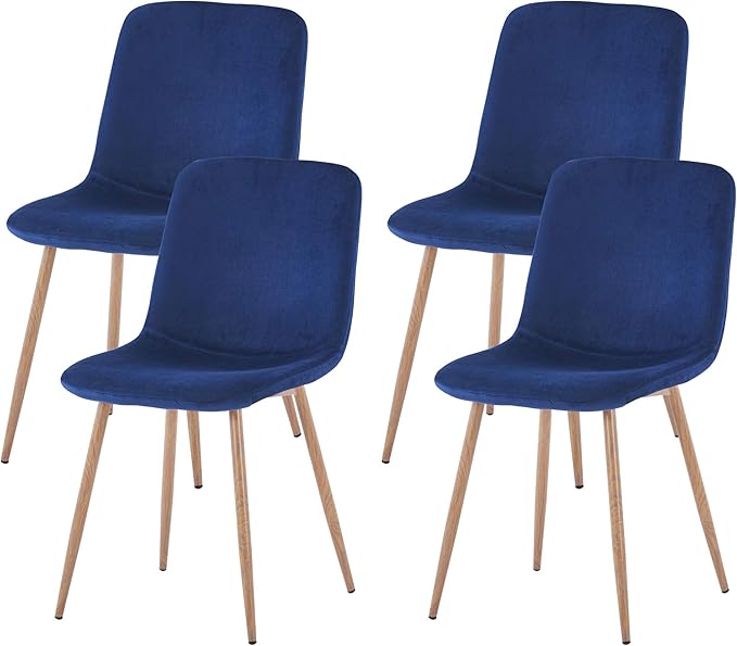 NicBex Haerin-SD-00381-LWJ Dining Chairs, 22.8"x17.7"x33.5", Blue - LeafyLoom