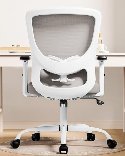 Office Chair, Ergonomic Desk Chair with Adjustable High Back, Breathable Mesh Computer Chair with Adjustable Armrests, Rolling Swivel Comfy Task Chairs, Executive Chair for Home Office - LeafyLoom