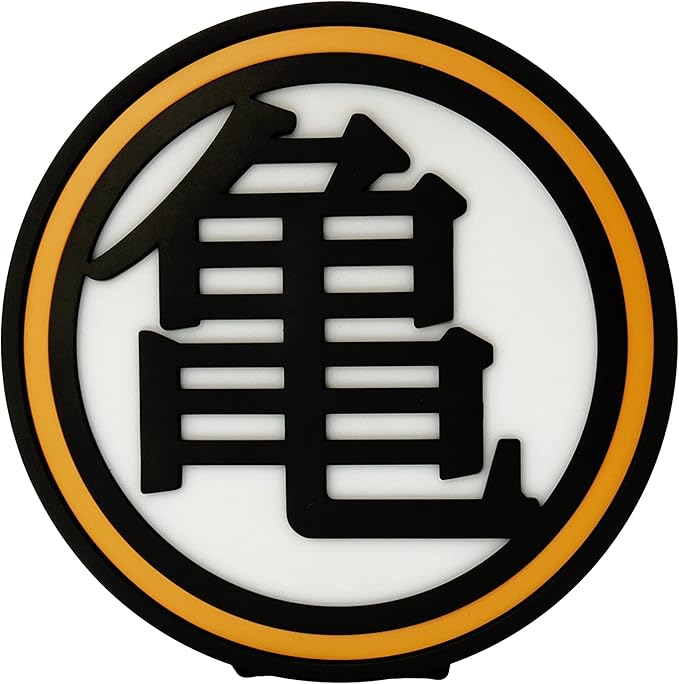 ABYSTYLE Dragon Ball Z Kame Symbol Decorative Portable LED Lamp 6.7" x 6.9" x 2.4" Room Office Home Décor Anime Manga Gift - LeafyLoom