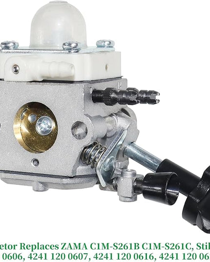 BG86 Carburetor with BG86 Air filter BG86 Stub Spark Arrestor Replaces ZAMA C1M-S261B, C1M-S261C, 4241 120 0606, 4241 120 0607 for Sthil SH86, SH86C, BG86, BG86CE, BG86Z, BG86CEZ Leaf Blowers - LeafyLoom