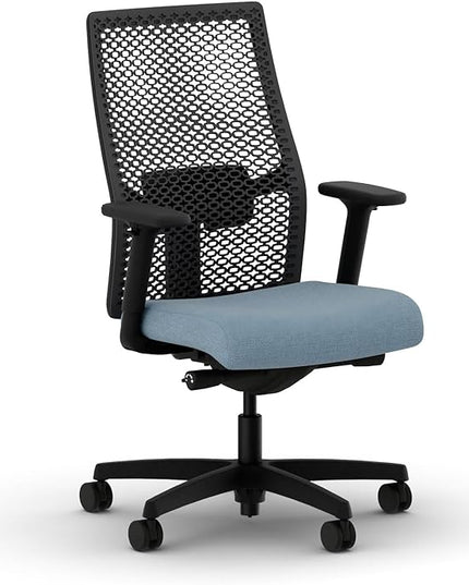HON Ignition 2.0 Office Chair, ReActiv Back, Carolina Blue ReActiv Back - LeafyLoom