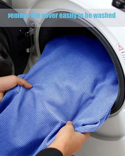 Stuffed Animal Storage Bean Bag Chair Cover (No Filler) Washable Ultra Soft Corduroy Bean Bag Cover for Organizing Plush Toys or Textile, Sack Bean Bag for Adults, Teens - LeafyLoom