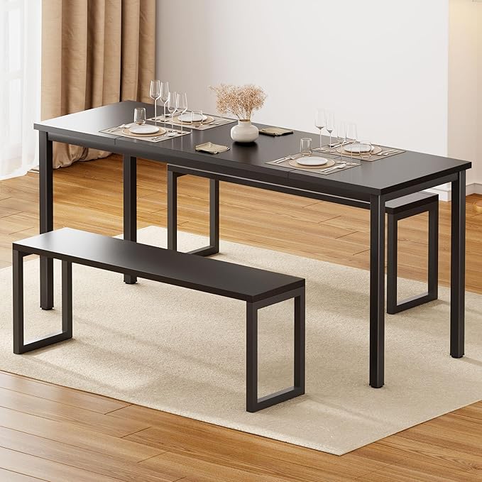 Need Large Computer Desk 70.8 x 23.6 inches Conference Table Large Office Desk Writing Table Workstation for Home Office,Black 10FJGSAC3-180BK-60-ND - LeafyLoom