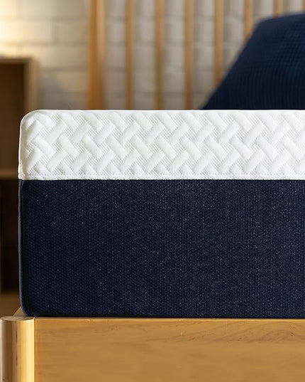 ZINUS 12 Inch Cooling Comfort Hybrid Mattress [New Version], Full, Fiberglass free, Medium Firm Feel, Motion Isolation, Certified Safe Foams & Fabric, Mattress in A Box - LeafyLoom