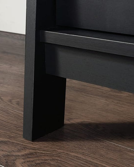 Sauder Trestle Lateral File, L: 32.28" x W: 24.49" x H: 29.41", Raven Oak Finish - LeafyLoom