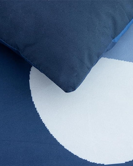 Meeting Story Camouflage Bedding Set, Colorful Pattern Style Comforter Set, 3 PCS One Comforter Two Pillowcases Two Sheets in One Bag, All Season Bedspread for Teens Adults (Navy,Twin - LeafyLoom