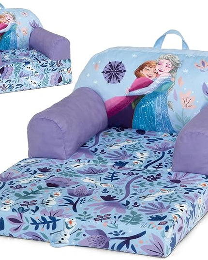 Delta Children Cozee Buddy Flip-Out Kids Chair, Disney Frozen - LeafyLoom