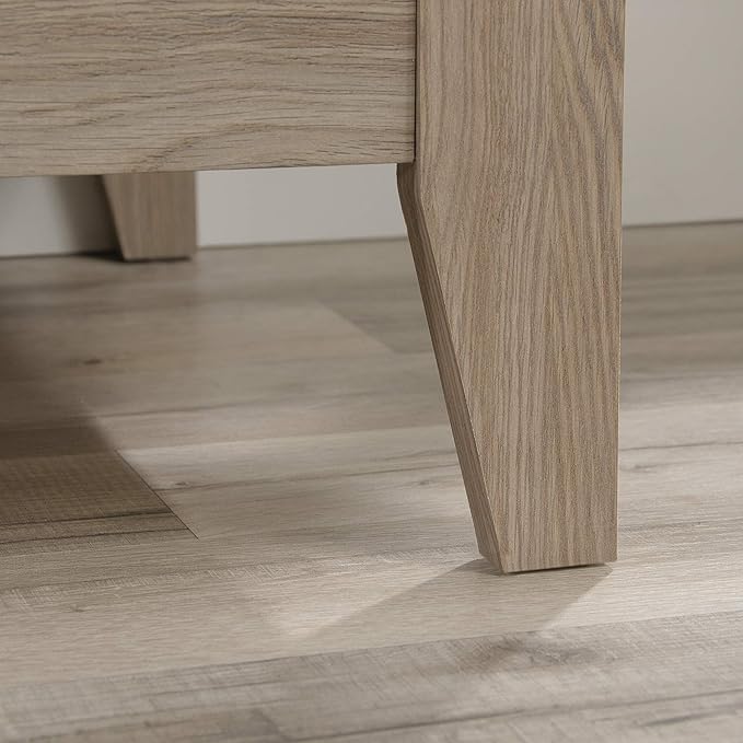 Sauder Summit Station Desk, L: 52.09" x W: 19.29" x H: 29.02", Laurel Oak finish - LeafyLoom