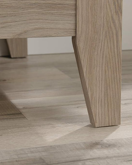 Sauder Summit Station Desk, L: 52.09" x W: 19.29" x H: 29.02", Laurel Oak finish - LeafyLoom