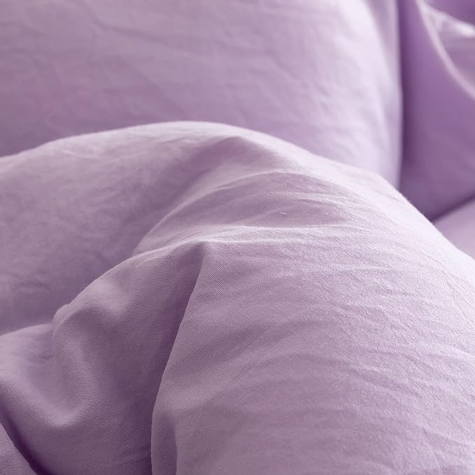 ROSGONIA California King Comforter Set Lavender, 3pcs (1 Boho Purple Cal King Comforter & 2 Pillowcases), All Season Bedding Bedspread Blanket Quilts - LeafyLoom