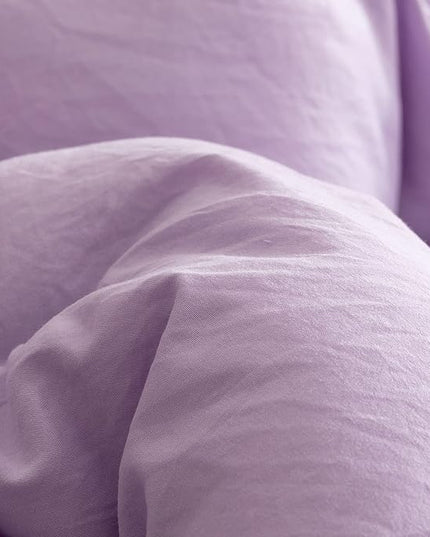 ROSGONIA Lavender Comforter Set Queen, 3pcs(1 Boho Purple Comforter & 2 Pillowcases) All Season Soft Bedding Lightweight Bedspread Blanket Quilt - LeafyLoom