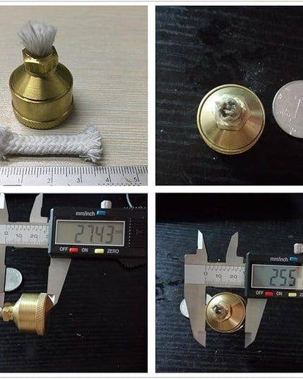 Sunnytech Mini Brass Metal Alcohol Lamp for Stirling Engine Steam Engine Alcohol Burner Can Be Used to Boil Tea Coffee M095-1 - LeafyLoom