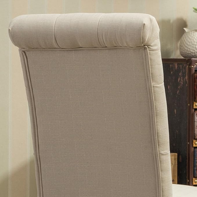 NicBex Haerin-SD-00144-LWJ Dining Chairs, 26"x18"x39.2", Beige - LeafyLoom