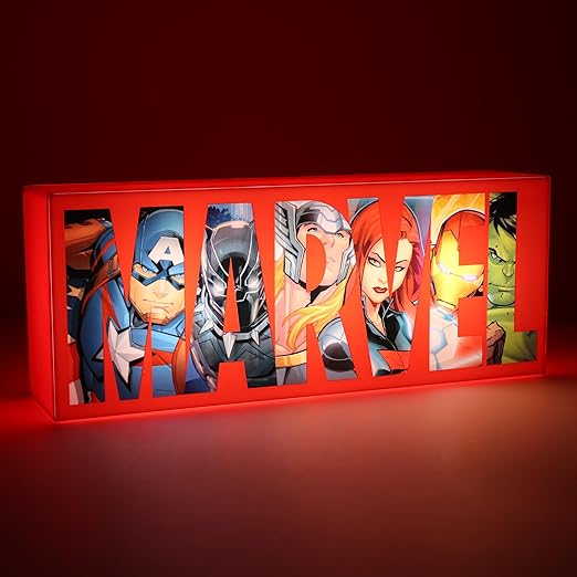 AVENGERS - Logo - Lampe V2 - LeafyLoom