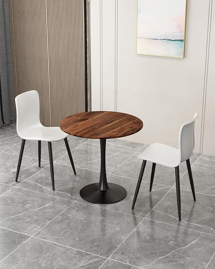 NicBex Dining Table Contemporary Kitchen Table Farmhouse Rustic Mid-Century Round Dining Table for Small Places Round Dining Table, Easy Assembly, Natural Wood Wash - LeafyLoom