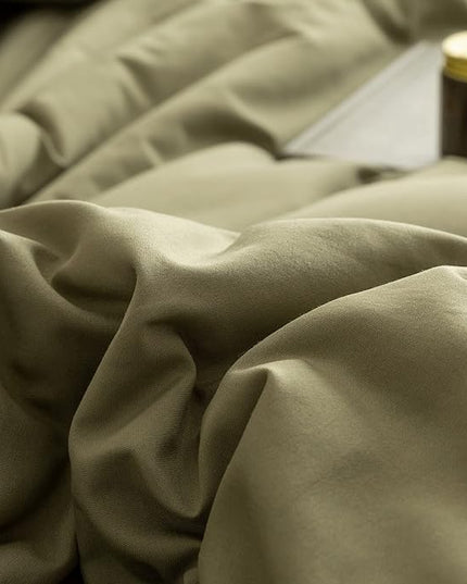 ROSGONIA King Size Comforter Set Olive Green, 3pcs (1 Boho Comforter & 2 Pillowcases), Lightweight Bedding Blanket All Season Bedspreads Quilt - LeafyLoom