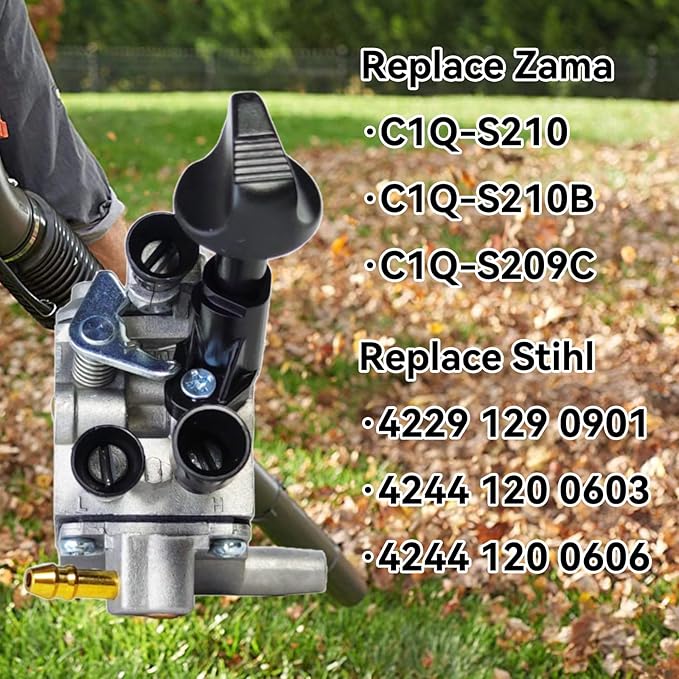 Carburetor Compatible with Stihl BR350 BR350Z BR430 BR450 SR430 SR450 Backpack Blower Replace# 4244 120 0606, Carb Repair Kit Compatible with Zama C1Q-S210 C1Q-S210B C1Q-S209C - LeafyLoom