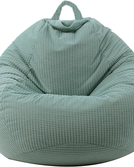 Stuffed Animal Storage Bean Bag Chair Cover (No Filler) Washable Ultra Soft Corduroy Bean Bag Cover for Organizing Plush Toys, Bean Bag for Adults - LeafyLoom