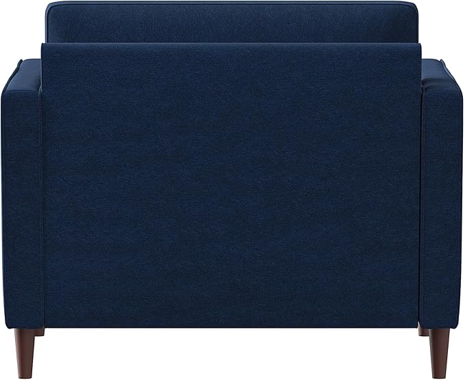 Lifestyle Solutions Lexington Armchair, Navy Blue - LeafyLoom