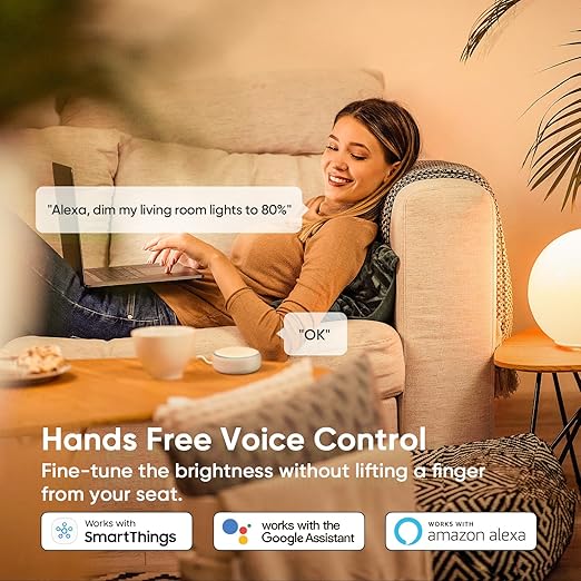 TREATLIFE Smart Dimmer Switch 4 Pack, Smart Switch Works with Alexa and Google Home, 2.4GHz WiFi Dimmer Light Switch for LED, CFL, Incandescent Bulbs, Neutral Wire Required, Single Pole TREATLIFE