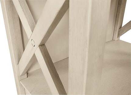 Signature Design by Ashley Bolanburg Cottage Chic Display Cabinet or Bookcase, Antique White - LeafyLoom